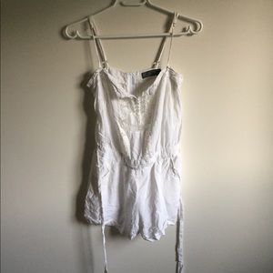 Costa Blanca White Short Romper